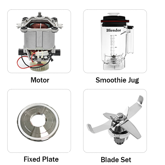 Heavy Equipment Kitchen - Liquidificador Comercial de Alta Potência 1.8L