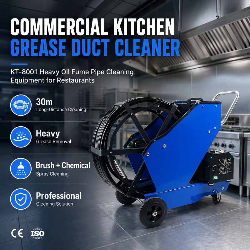 Heavy Equipment Kitchen - Limpador de Dutos de Gordura para