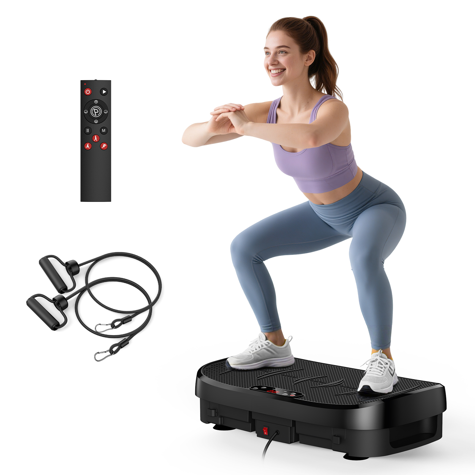 Plate Compactor Vibrator - Plataforma Vibratória para Queima de Gordura,