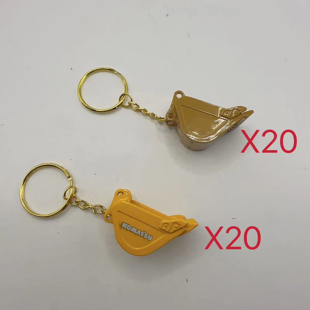 40 PCS Escavadeira pingente ch - Heavy Equipment Keychain avaliação e preço