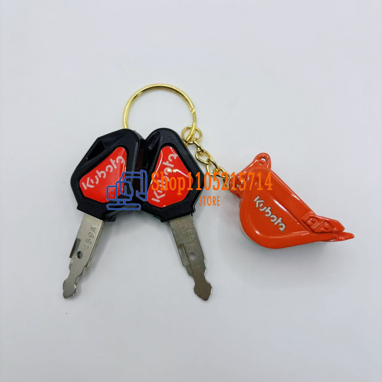 2 pçs equipamento pesado 459a  - Heavy Equipment Keychain avaliação e preço