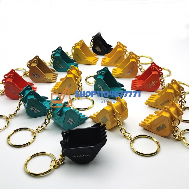 Com chaveiro de balde para Kob - Heavy Equipment Keychain avaliação e preço