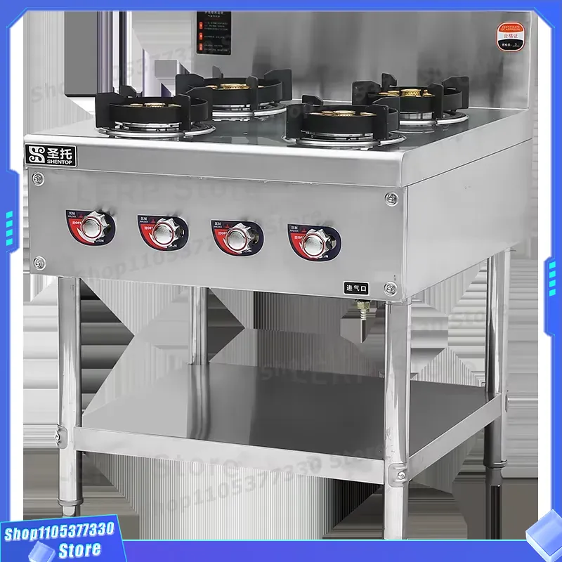 Fogão a Gás Comercial de 6 Que - Heavy Equipment Kitchen avaliação e preço